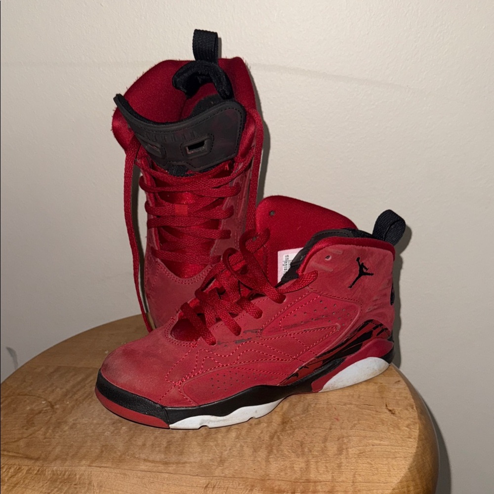 Nike Kids Red and Black Sneakers